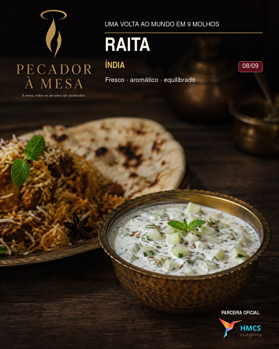 Pecador à Mesa — Raita, episódio 08 (ÍNDIA)